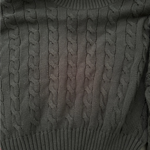 Gap Teen Black Cropped Cozy Sweater - Picture 2 of 4